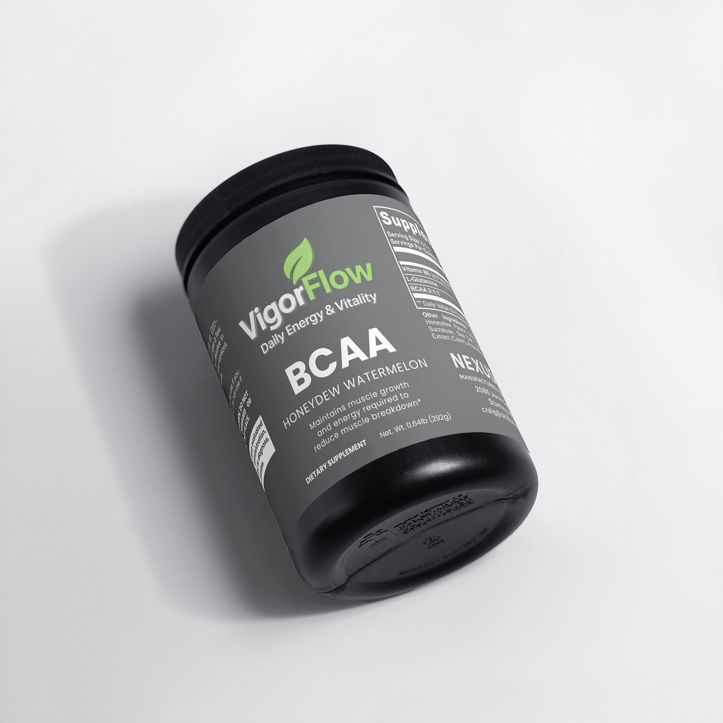 BCAA Post Workout | Muscle Repair & Hydration β Honeydew/Watermelon Post-Workout Recovery VigorFlow