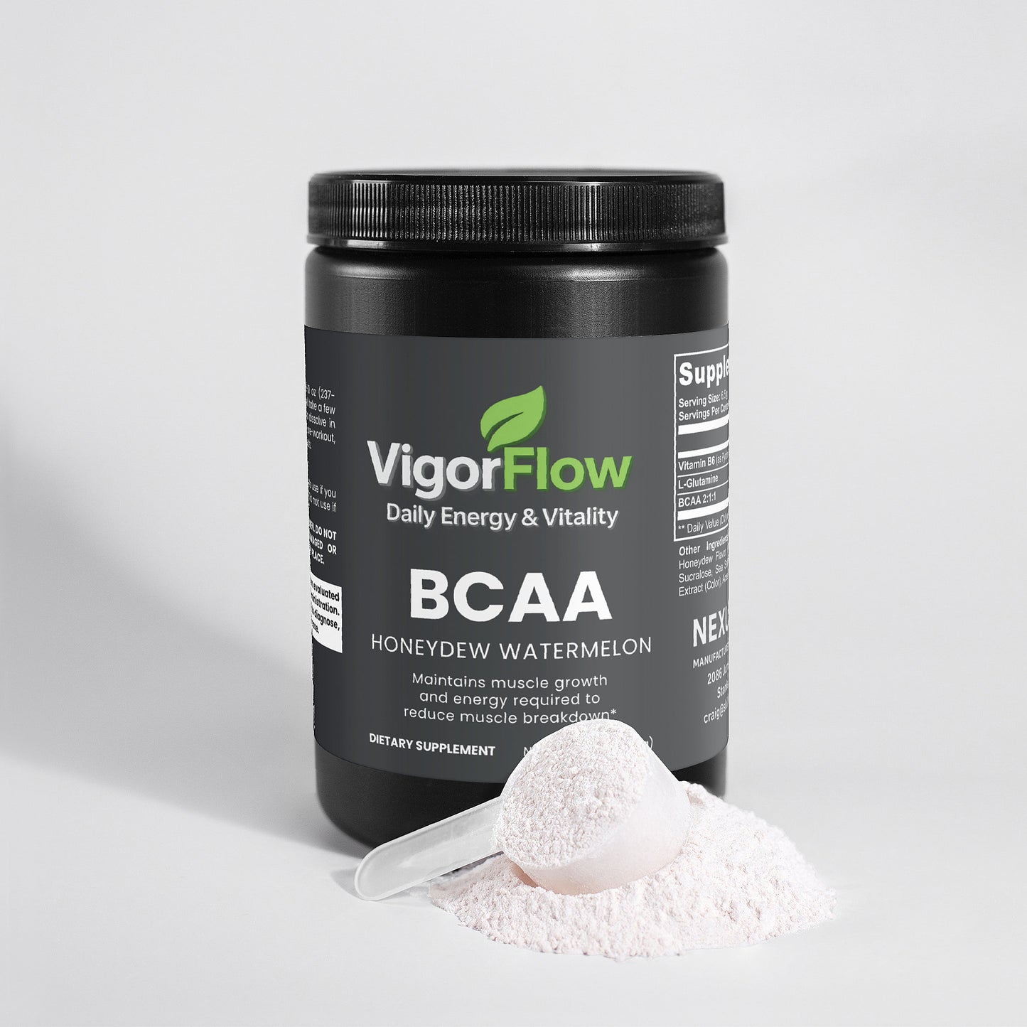 BCAA Post Workout | Muscle Repair & Hydration β Honeydew/Watermelon Post-Workout Recovery VigorFlow