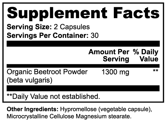 Beetroot | Natural Energy & Circulation Support Post-Workout Recovery VigorFlow