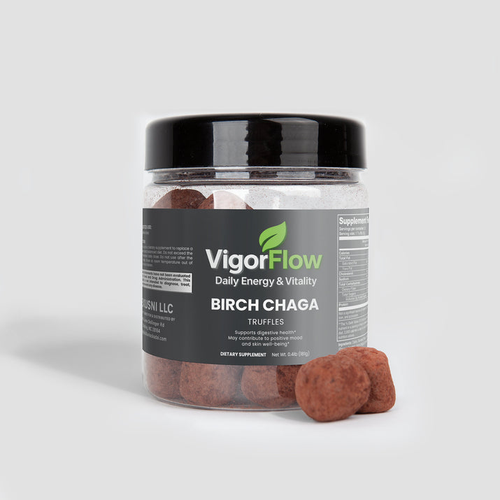Birch Chaga Truffles | Superfood for Immunity & Energy Digestive Support VigorFlow