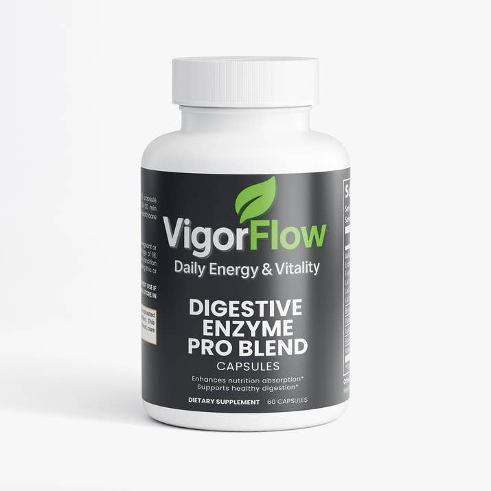 Digestive Enzyme Pro Blend | Gut Health & Absorption Digestive Support VigorFlow