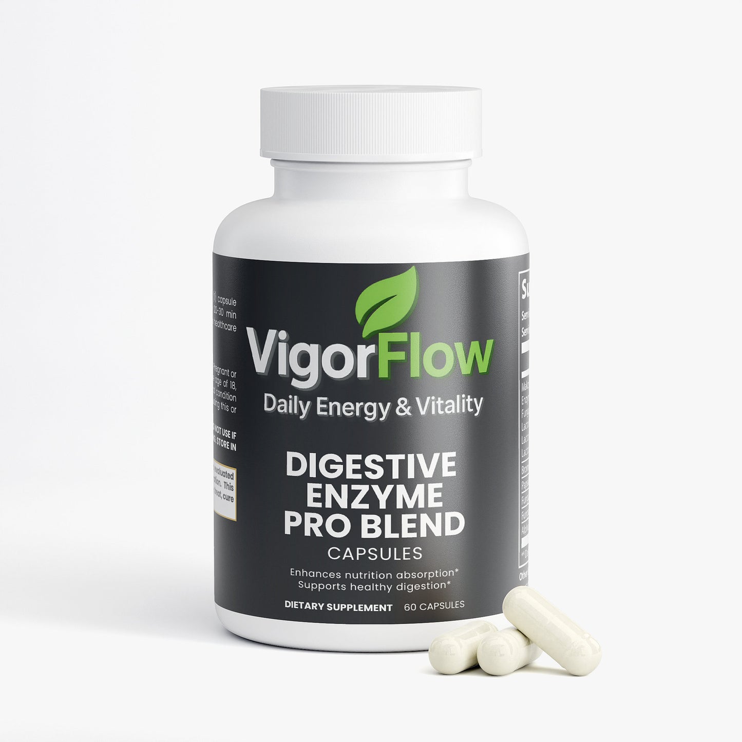 Digestive Enzyme Pro Blend | Gut Health & Absorption Digestive Support VigorFlow