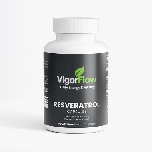 Resveratrol 50% 600mg | Longevity & Cellular Support Weight Management VigorFlow
