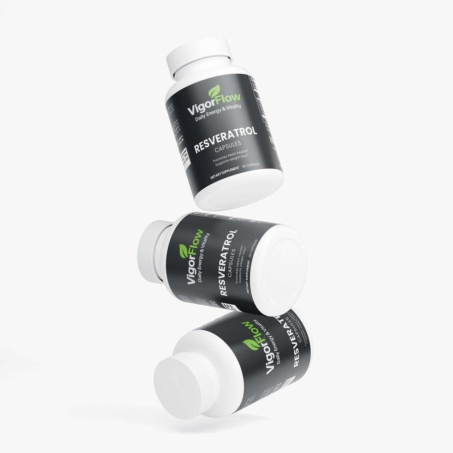 Resveratrol 50% 600mg | Longevity & Cellular Support Weight Management VigorFlow
