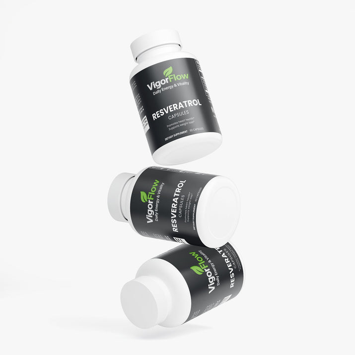 Resveratrol 50% 600mg | Longevity & Cellular Support Weight Management VigorFlow