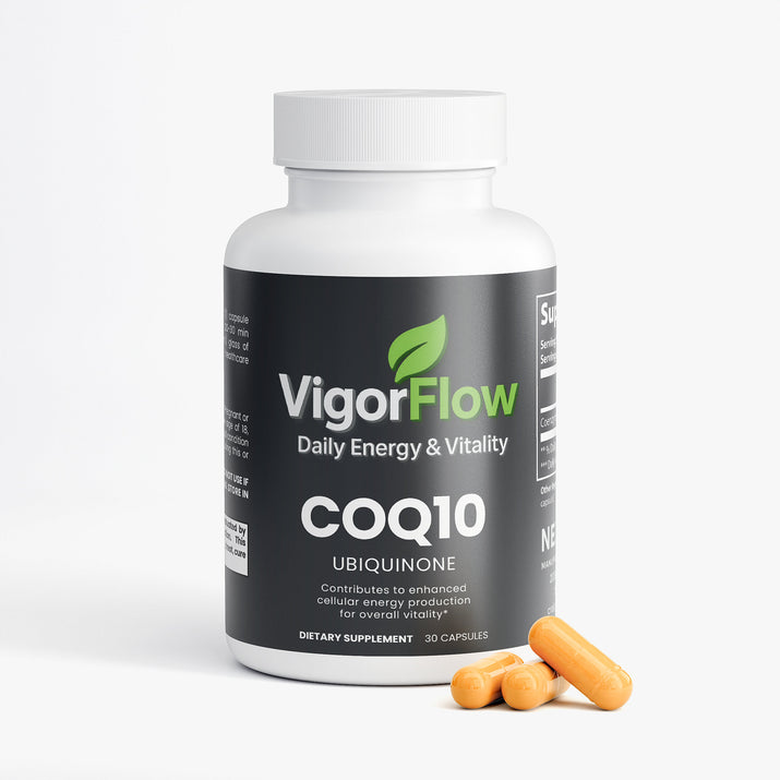 CoQ10 Ubiquinone | Heart & Cellular Energy Boost Post-Workout Recovery SkillzAi