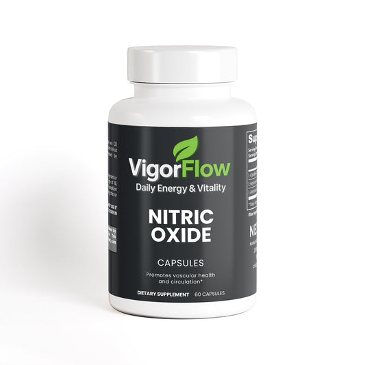 Nitric Oxide Supplement | Blood Flow, Energy & Endurance Post-Workout Recovery VigorFlow