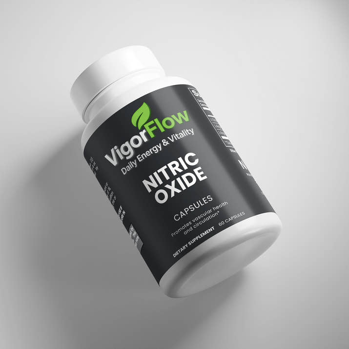 Nitric Oxide Supplement | Blood Flow, Energy & Endurance Post-Workout Recovery VigorFlow