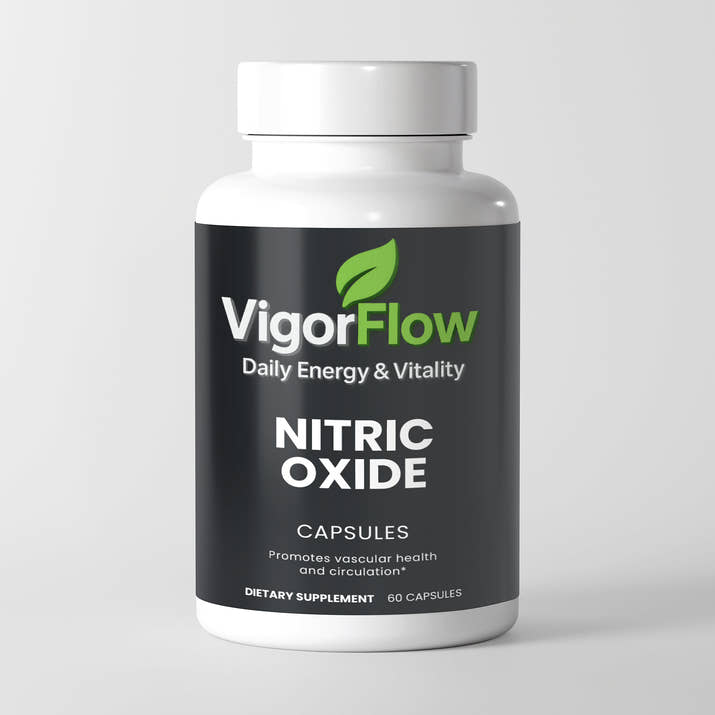 Nitric Oxide Supplement | Blood Flow, Energy & Endurance Post-Workout Recovery VigorFlow