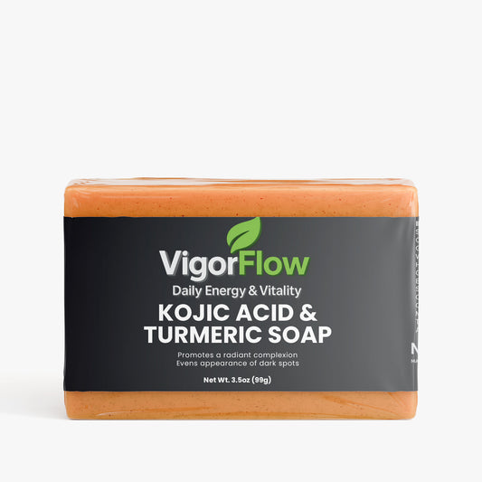 Kojic Acid & Turmeric Soap | Brightening Radiance Bar Bath VigorFlow