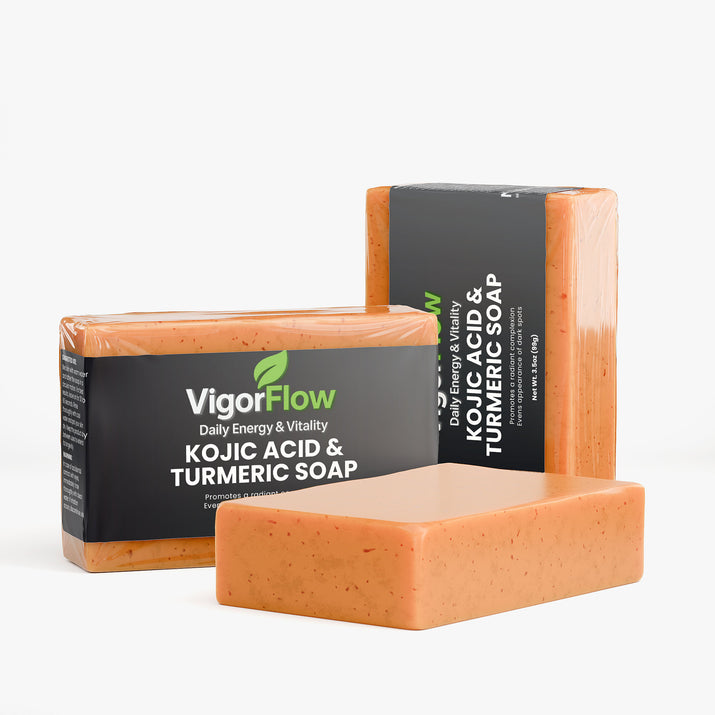 Kojic Acid & Turmeric Soap | Brightening Radiance Bar Bath VigorFlow