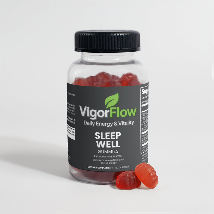 Sleep Well Gummies (Adult) | Rest & Relaxation Support Sleep & Relaxation VigorFlow
