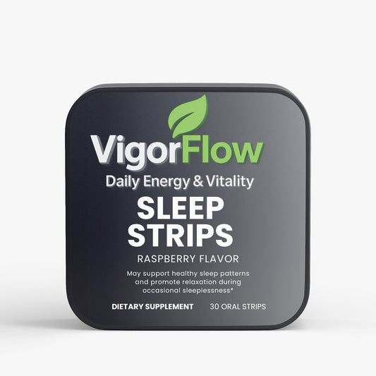 Sleep Strips | Quick-Dissolve Natural Sleep Support Sleep & Relaxation VigorFlow