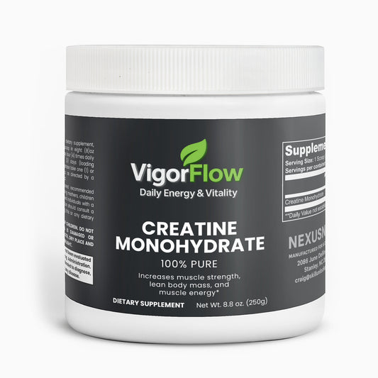 Creatine Monohydrate | Strength & Performance Fuel Muscle Builders VigorFlow