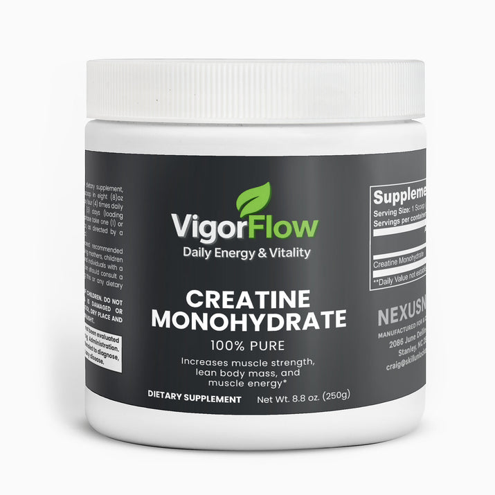 Creatine Monohydrate | Strength & Performance Fuel Muscle Builders VigorFlow