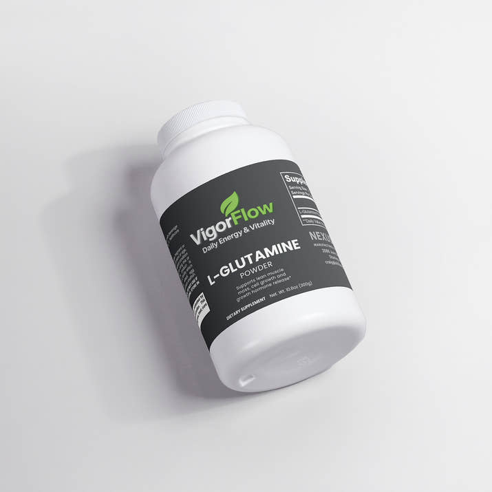 L-Glutamine Powder | Gut Health & Muscle Recovery Post-Workout Recovery VigorFlow