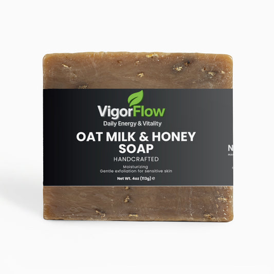 Oat Milk Honey Soap | Soothing & Moisturizing Bar Bath VigorFlow