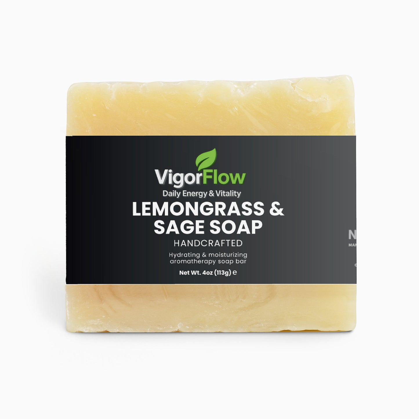 Lemongrass & Sage Soap | Refreshing Botanical Bar Bath VigorFlow