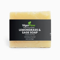Lemongrass & Sage Soap | Refreshing Botanical Bar Bath VigorFlow