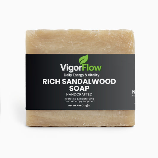 Rich Sandalwood Soap | Timeless Aromatic Cleanse Bath VigorFlow