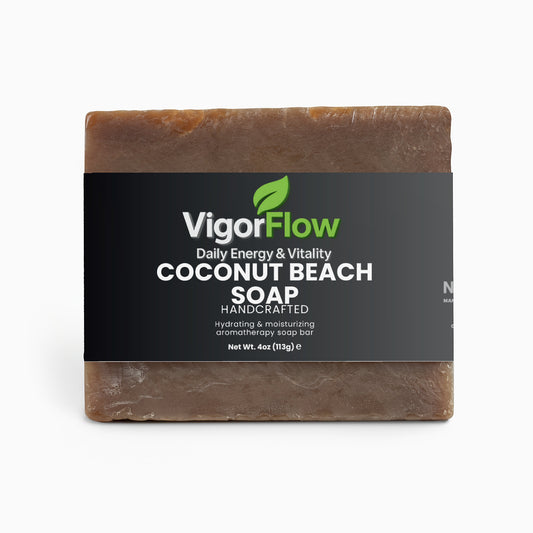 Coconut Beach Soap | Tropical Hydration Bar Bath VigorFlow