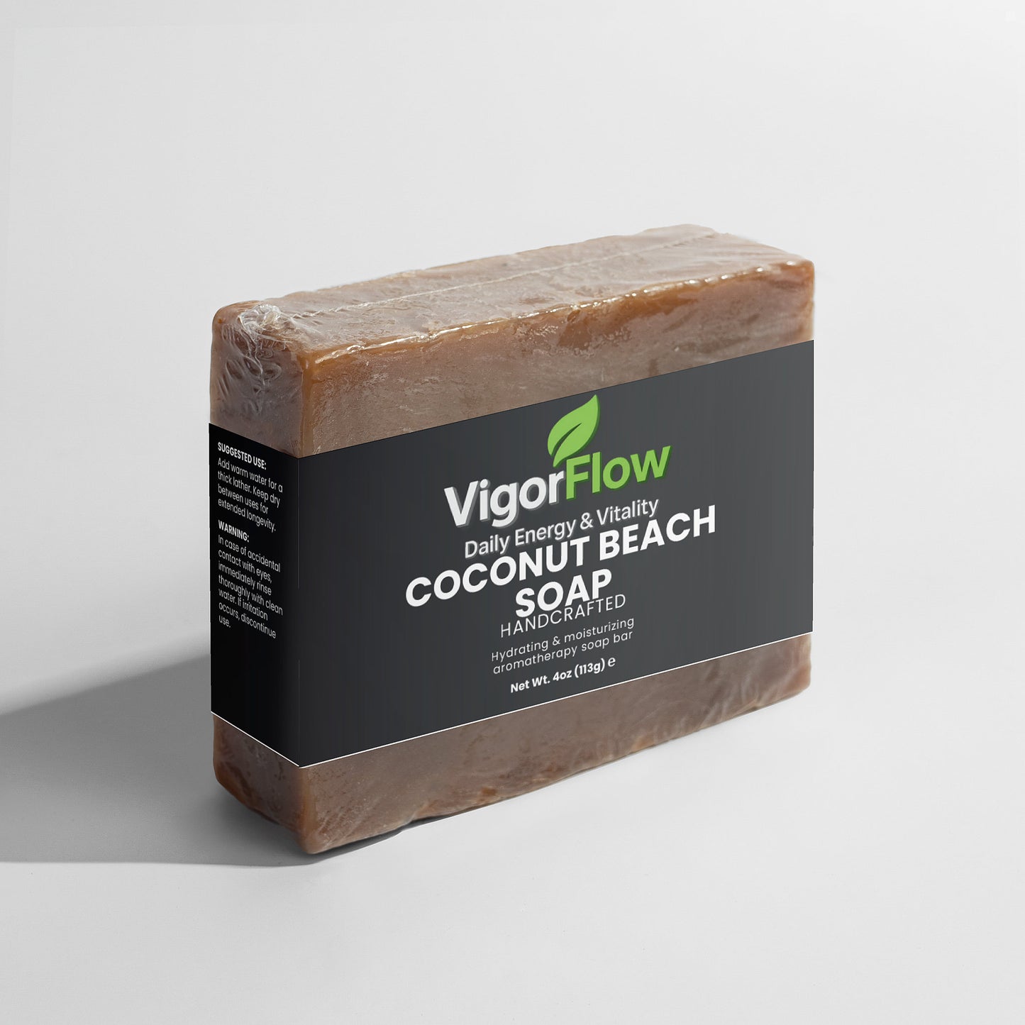 Coconut Beach Soap | Tropical Hydration Bar Bath VigorFlow