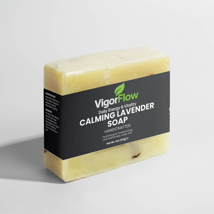 Calming Lavender Soap | Gentle Relaxation Bar Bath VigorFlow