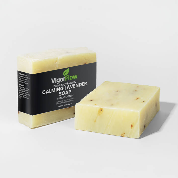Calming Lavender Soap | Gentle Relaxation Bar Bath VigorFlow
