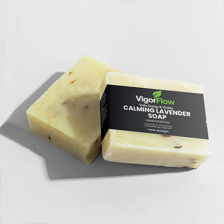 Calming Lavender Soap | Gentle Relaxation Bar Bath VigorFlow