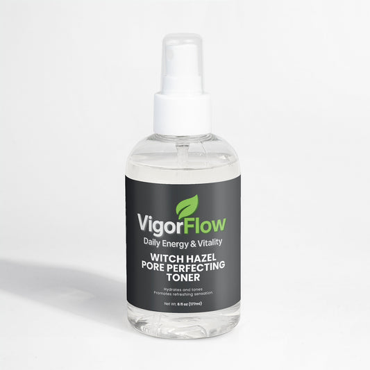 Witch Hazel Pore Perfecting Toner | Natural Skin Refresher Facial Care VigorFlow