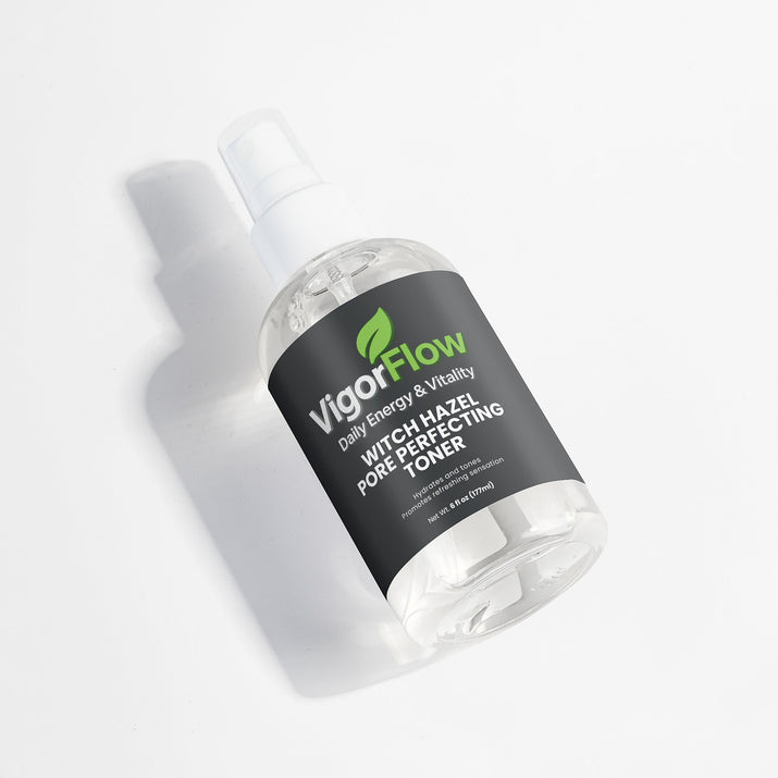 Witch Hazel Pore Perfecting Toner | Natural Skin Refresher Facial Care VigorFlow