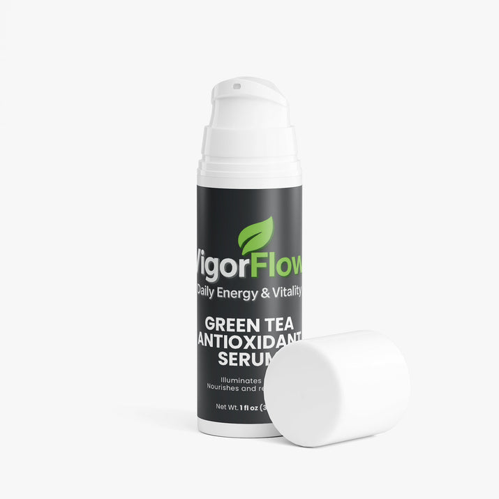 Green Tea Antioxidant Serum | Brightening Skin Shield Facial Care VigorFlow