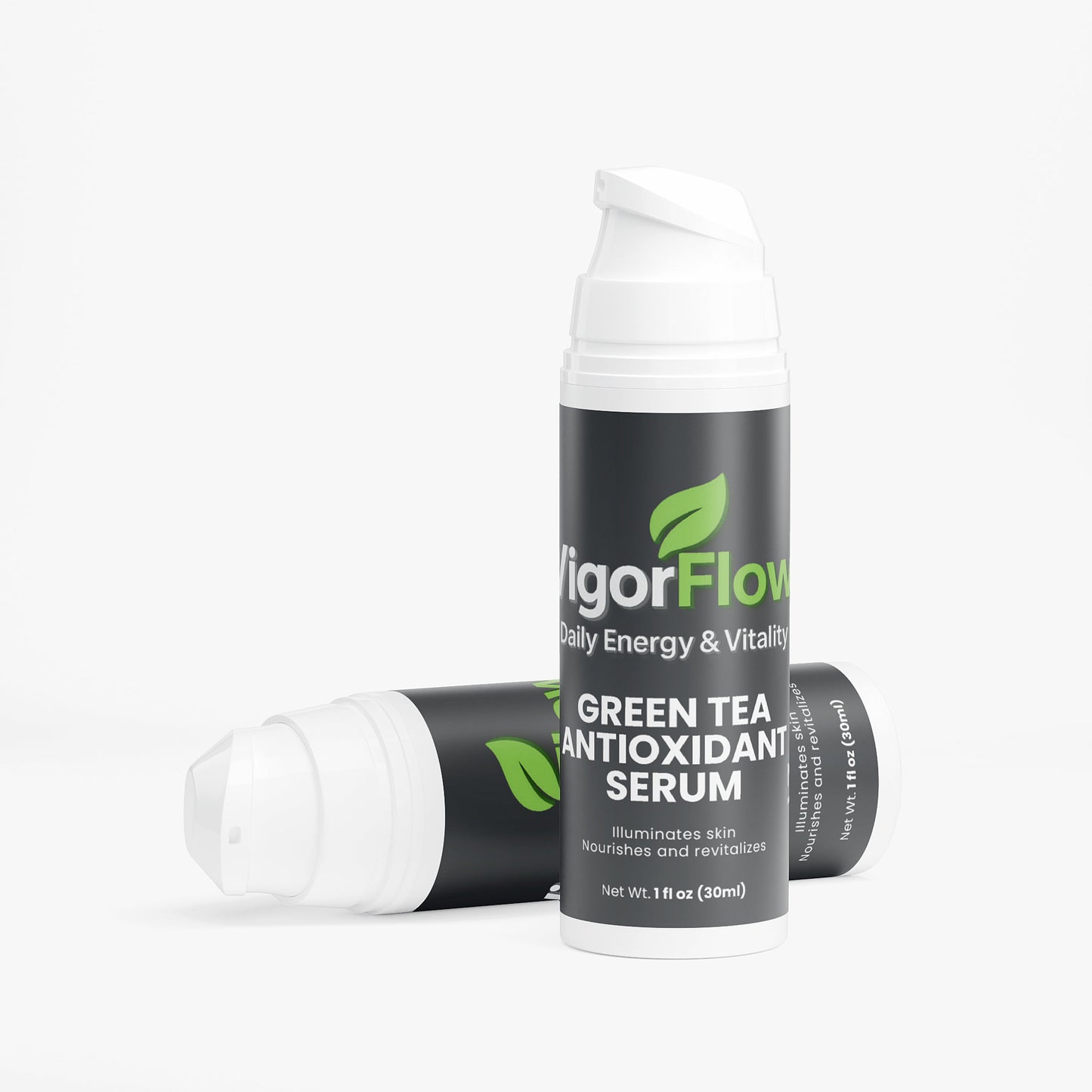 Green Tea Antioxidant Serum | Brightening Skin Shield Facial Care VigorFlow