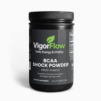 BCAA Shock Powder | Explosive Fruit Punch Recovery Intra-Workout Supplements VigorFlow