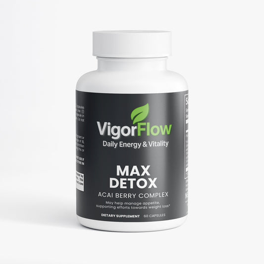 Max Detox (Acai Detox) | Natural Cleanse & Energy Digestive Support VigorFlow