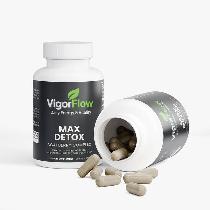 Max Detox (Acai Detox) | Natural Cleanse & Energy Digestive Support VigorFlow