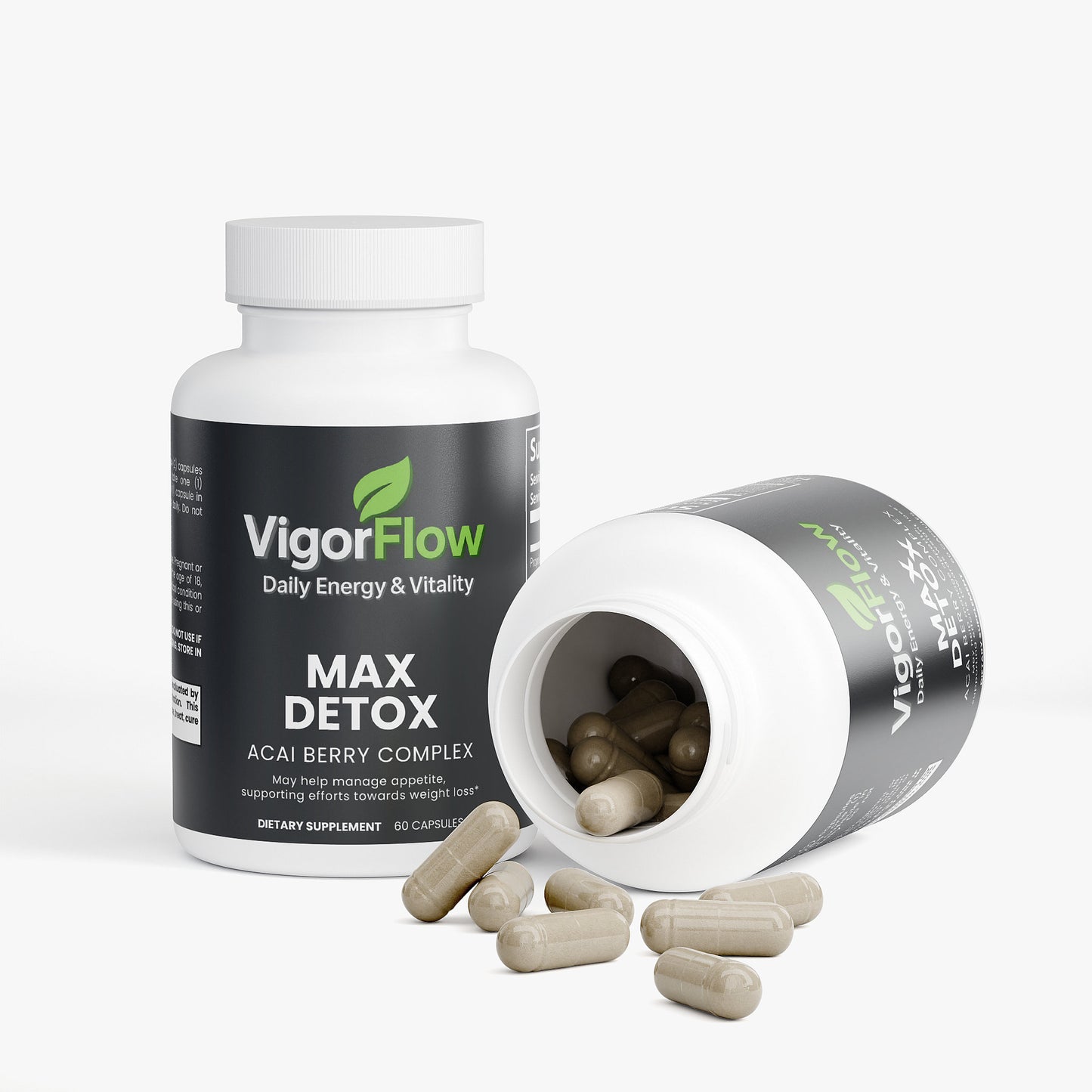 Max Detox (Acai Detox) | Natural Cleanse & Energy Digestive Support VigorFlow