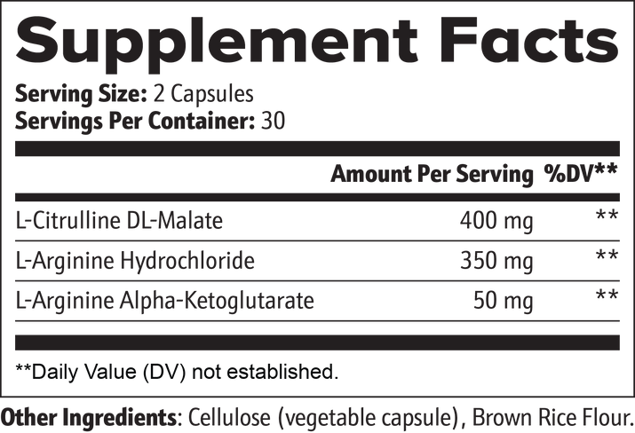Nitric Oxide Supplement | Blood Flow, Energy & Endurance Post-Workout Recovery VigorFlow