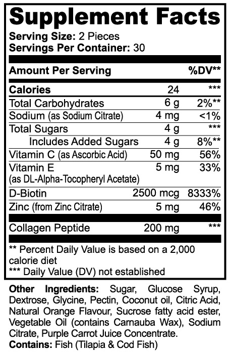 Collagen Gummies (Adult) | Glow & Radiance Support Skin, Hair & Nail Health VigorFlow
