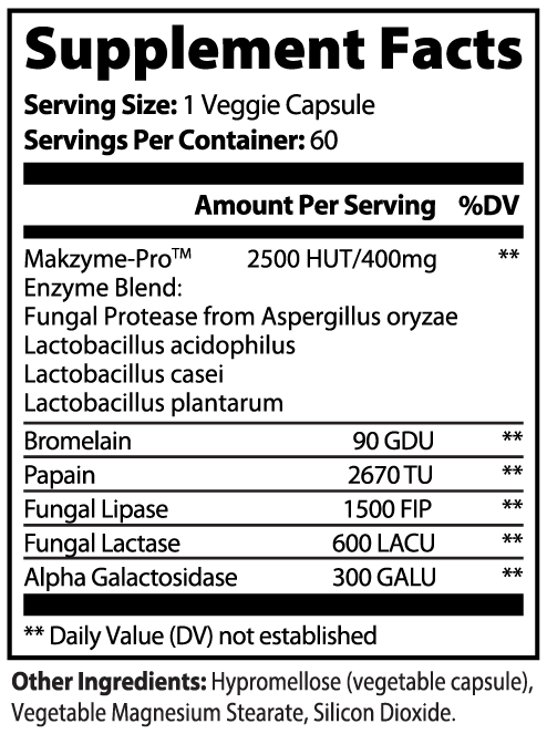 Digestive Enzyme Pro Blend | Gut Health & Absorption Digestive Support VigorFlow