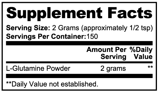 L-Glutamine Powder | Gut Health & Muscle Recovery Post-Workout Recovery VigorFlow